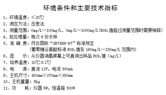 BOD測(cè)定儀